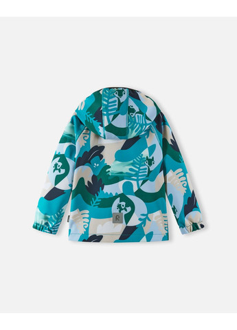 Голубая демисезонная куртка softshell Reima Vantti