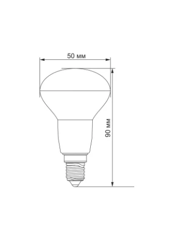 Світлодіодна лампа R50e 6W E14 4100K (VL-R50e-06144) (1277443) Videx (380442372)