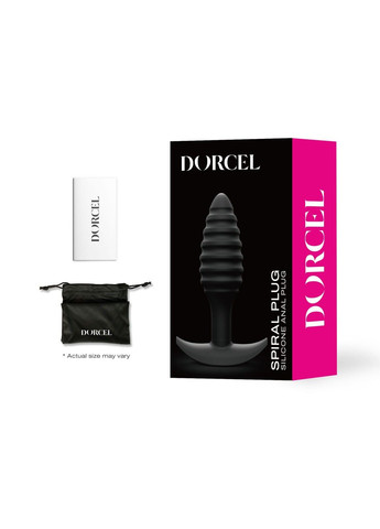 Анальна пробка SPIRAL PLUG, діаметр 3 см, силікон Dorcel (333713137)