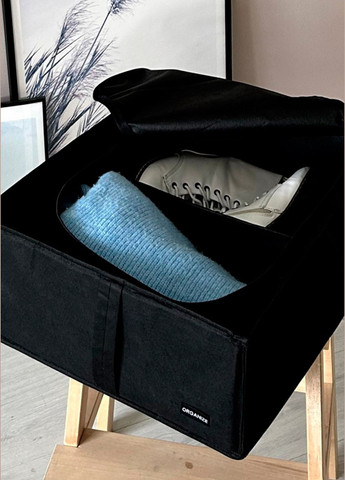 Органайзер для хранения одежды и обуви 50х41х18 см со съемной перегородкой Organize (291018696)