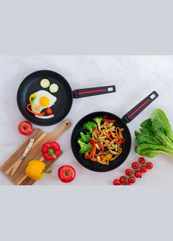 Сковорода MG-1174/24см/ИНДУКЦИЯ/2-слойное антипригар.кокр./индикатор нагрева Quick Fry Magio (324621192)