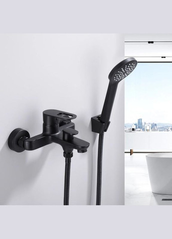 Комплект смесителей для ванной комнаты Latwa 00 Black+ Latwa 006Black LIDZ (315632750)