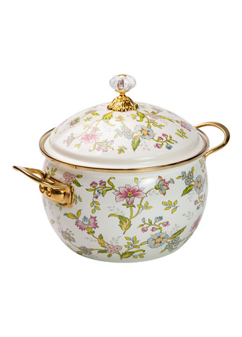 Кастрюля эмалированная 4 л в винтажном стиле Yiwu (328602842)