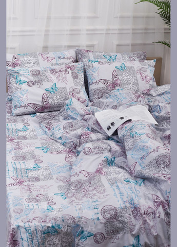 Комплект постільної білизни Дитячий 110х140 наволочки 2х50х70 Бязь Gold Люкс (MS-830000007) Moon&Star Butterfly (293173104)