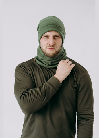 Шапка коламбія флісова чоловіча ЗСУ термошапка / шапка універсальна 9680 Хакі 73413 Columbia (306518903)