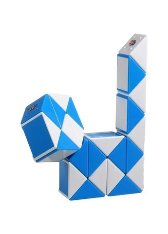 Змейка Рубика Smart Cube бело-голубая SCT401 в коробке No Brand (376851125)