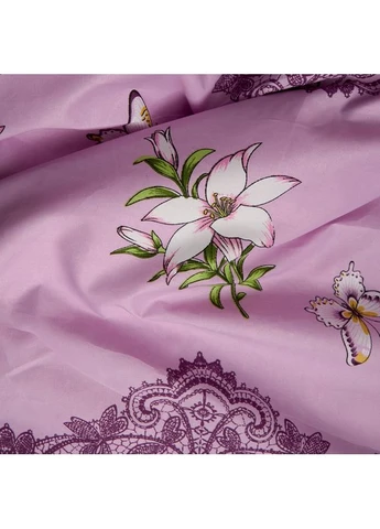 Комплект постельного белья Microcotton Premium King Size 220x240 наволочки 2х50х70 (MS-820016206) Moon&Star Purple Garden (400234911)