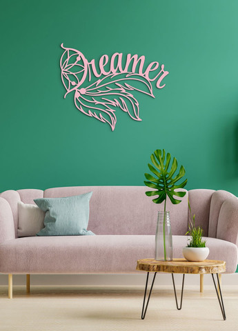 Современная картина на стену в спальню, декоративное панно из дерева "Сон", стиль лофт 40х50 см Woodyard (292114066)