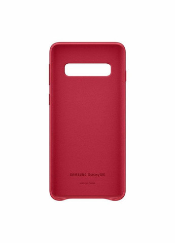 Чехол защитный натуральная кожа Samsung Galaxy S10 SM-G973 Leather Cover No Brand (322031657)