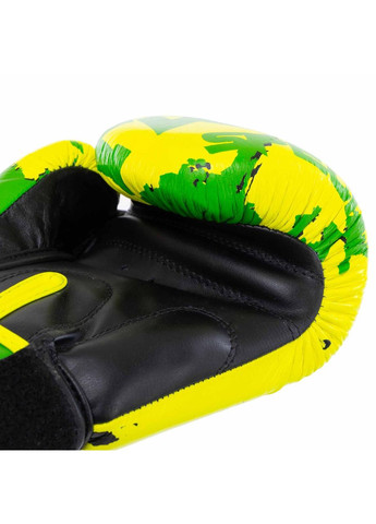 Боксерский набор 4в1 TWN B0-7972 (перчатки 12oz кожаные, бинты, капа, скакалка, черный-желтый) No Brand (369766627)