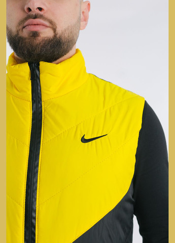 Жилетка чоловіча "Clip" жовто-чорна No Brand (359379775)