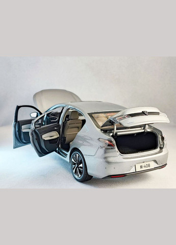 Модель 408 1:18 Сіра No Brand Peugeot (315729436)