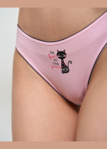 Женские стринги с контрастным ободком 5 шт. Nicoletta (322126732)