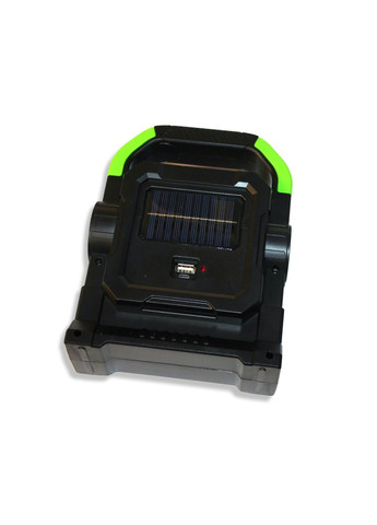 Фонарик HC-7078-D светодиодный ручной переносной строительный с аккумулятором на солнечной батарее PowerBank USB/19см/14см FROM FACTORY FON7078D (339104228)