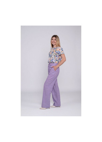 Жіноча футболка з квітковим принтом Барвінок MKLN1108-1 Modna KAZKA - (336932228)