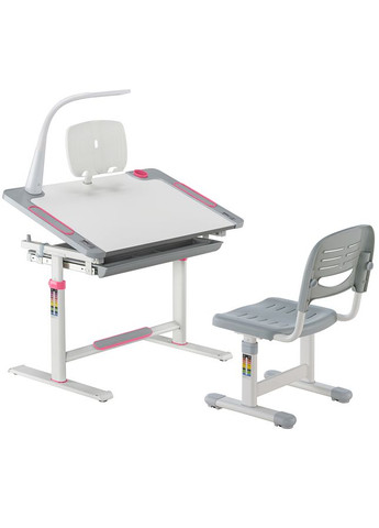 Комплект детской мебели парта и стул трансформеры FunDesk Littonia Pink (354178713)