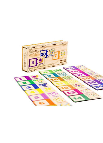 Деревянная головоломка-пазл с цифрами Puz-53322. No Brand (339777538)