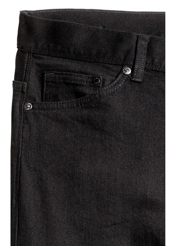 Черные демисезонные джинсы H&M