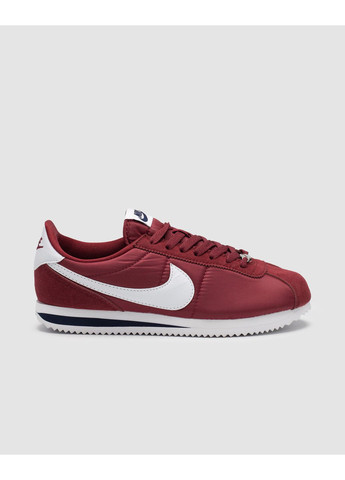Белые демисезонные кроссовки мужские nike cortez burgundy / white найк кортез No Brand