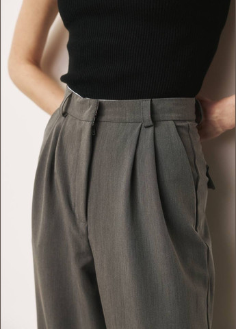 Женские брюки серые Палаццо ZF inspire (283250819)