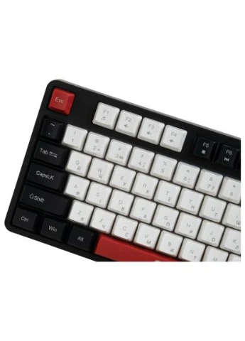 Клавіатура GK116H1 LED USB UA White/Red/Black (GK116H1/97) AOC (396670543)