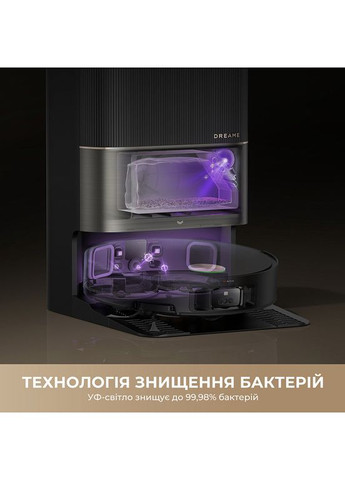 Робот-пылесос X50 Ultra Complete Black RLX85CE-4-BL Dreame (370605344)