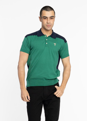 Зеленая футболка-поло для мужчин Trussardi