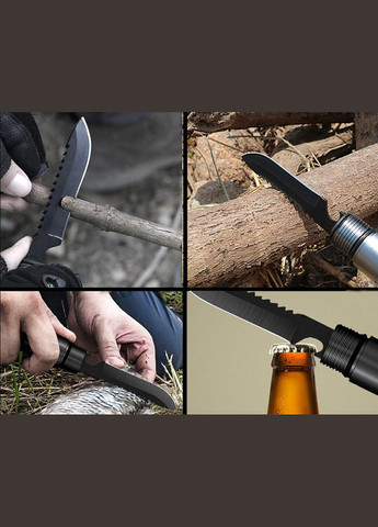 Лопата тактична туристична 16 в 1 складана Han-Wild (293346754)