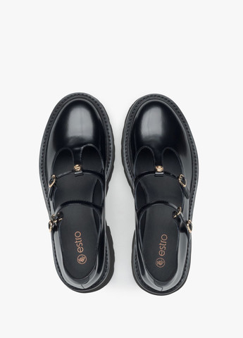 Estro Туфли, цвет черный черный з, украина — демисезон (324030690)