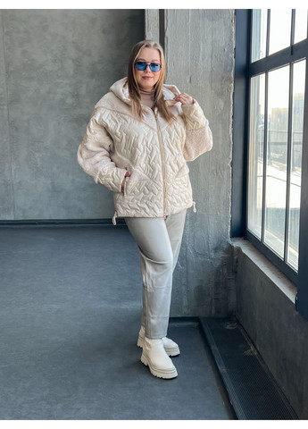 Молочная демисезонная куртка MN