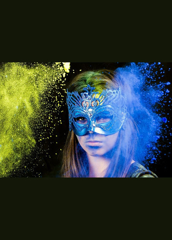 Желтая Краска Холи Гулал, 1 кг, сухая порошковая краска для фестивалей, флешмобов, фотосессий, на вес от 1 кг No Brand (332785772)