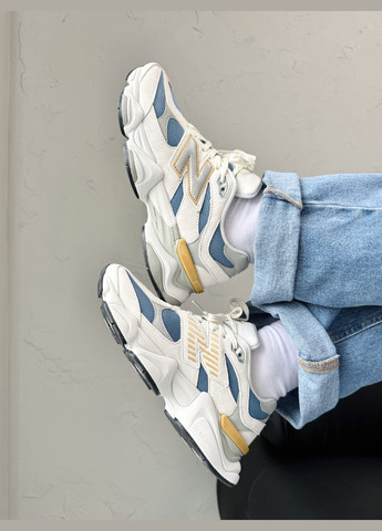 Кросівки жіночі і чоловічі New Balance 9060 Beige Blue | Нью Беланс 9060 бежеві No Brand бежеві демісезони (341089777)