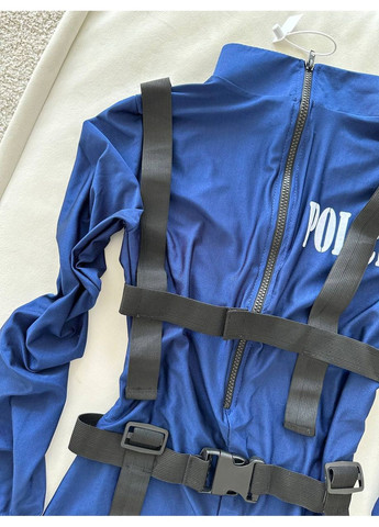 Синій демісезонний жіночий рольовий костюм | синя спокуса Vital-Textile 113/68