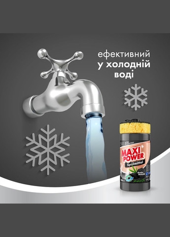 Средство для мытья посуды Черный уголь 1л Maxi Power (342113826)