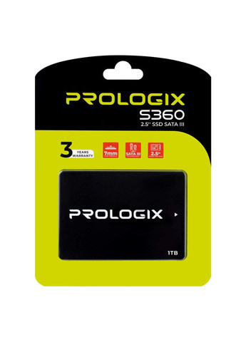 Накопичувач SSD 1TB S360 2.5" SATAIII 3D TLC (PRO1000GS360) Prologix (336959638)