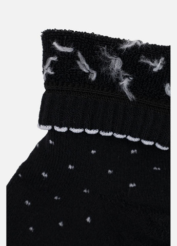 Чёрные женские средние носки цвет черный цб-00263534 Yuki (307362754)