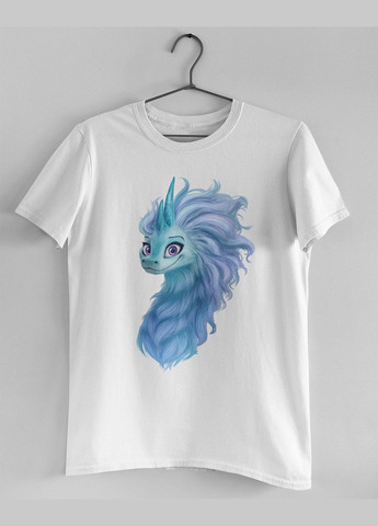 Белая детская футболка для девочек рая и последний дракон No Brand