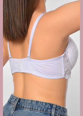 Білий бюстгальтер жіночий білого кольору чашка е Let's Shop поліамід