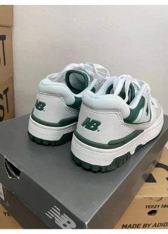 Зеленые демисезонные кроссовки мужские new balance 550 green lux quality нью беланс 550 зеленые No Brand