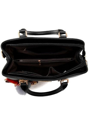 Модна жіноча сумка з хутряним брелоком No Brand (334730057)