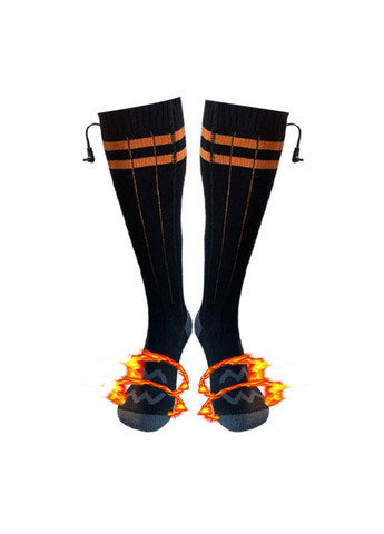 Термоноски с двусторонним подогревом стопы и пальцев АКБ 5000mAh мультиразмер 36-42 Eco-obigriv (316659885)