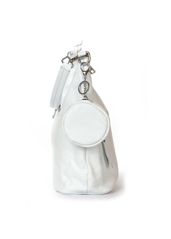 Жіноча шкіряна сумка з ключницею 2035-9 white Alex Rai (291682990)