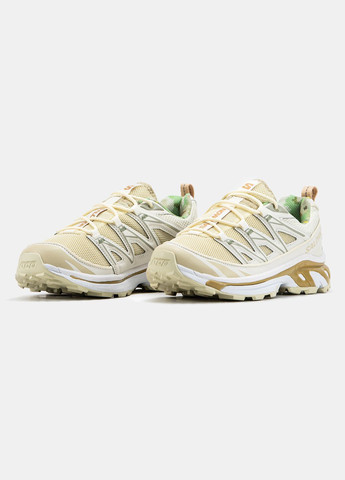 Кроссовки женские Salomon XT-6 Expanse white beige | Саломон ХТ-6 Экспанс белые бежевые No Brand белые демисезоны (315761811)