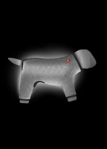 Дождевик для собак Clothes светоотражающий S35 В 47-51 см С 35-39 см WAUDOG (279572248)