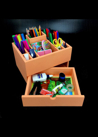 Органайзер настільний з дерева Мірабел грейпфрут (КНЦ-008354) No Brand (328226596)