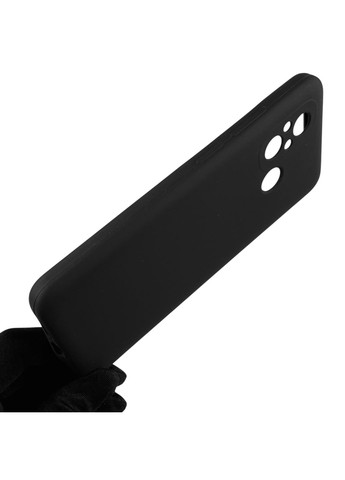 Чохол для Redmi 11A силіконовий з мікрофіброю нековзний на сяомі редмі 11а чорний Xiaomi (366389999)