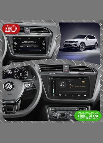 Штатная магнитола 10" для Volkswagen Tiguan II Рестайлинг 2020-н.в. 2/32Gb/ Wi-Fi Optima Вольксваге 5 шт. Lesko (336200680)