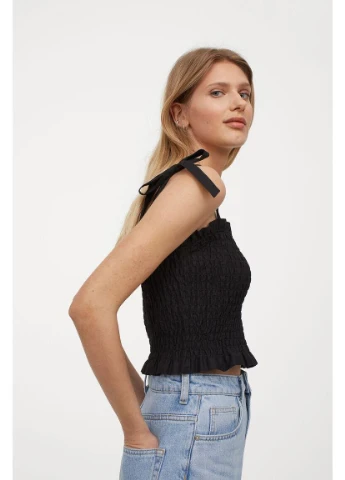 Топ літо,чорний, Divided H&M (391036670)