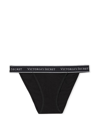 Женские трусики Tanga черные Victoria's Secret (286048193)