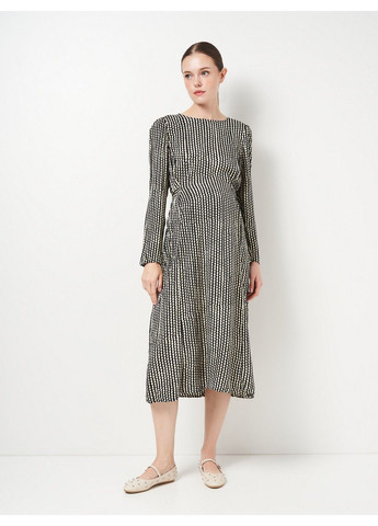 Бежева кежуал сукня для вагітних H&M в смужку